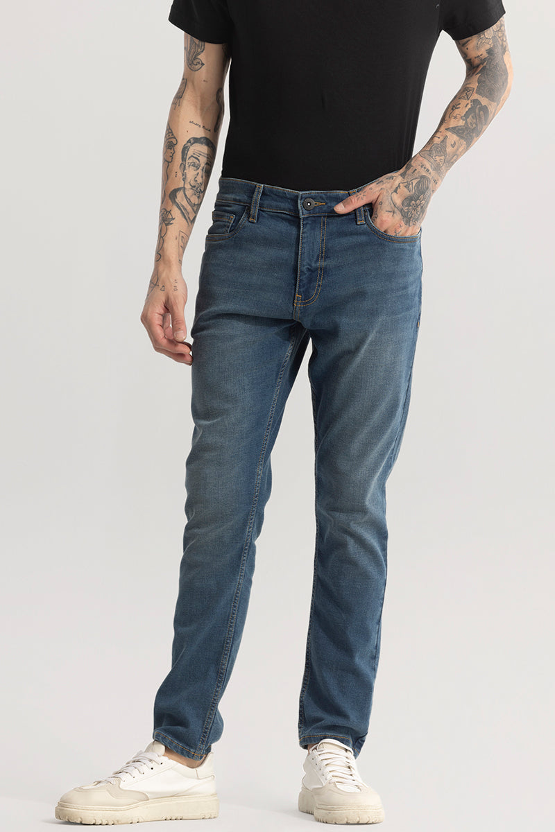 Asmodeus Spruce Blue Slim Fit Jeans