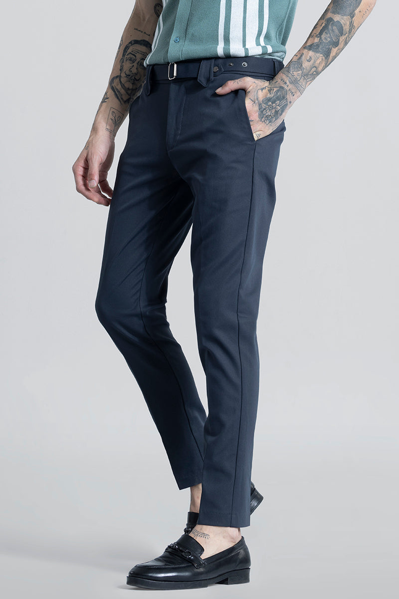 Flex Fit Prussian Blue Formal Trouser