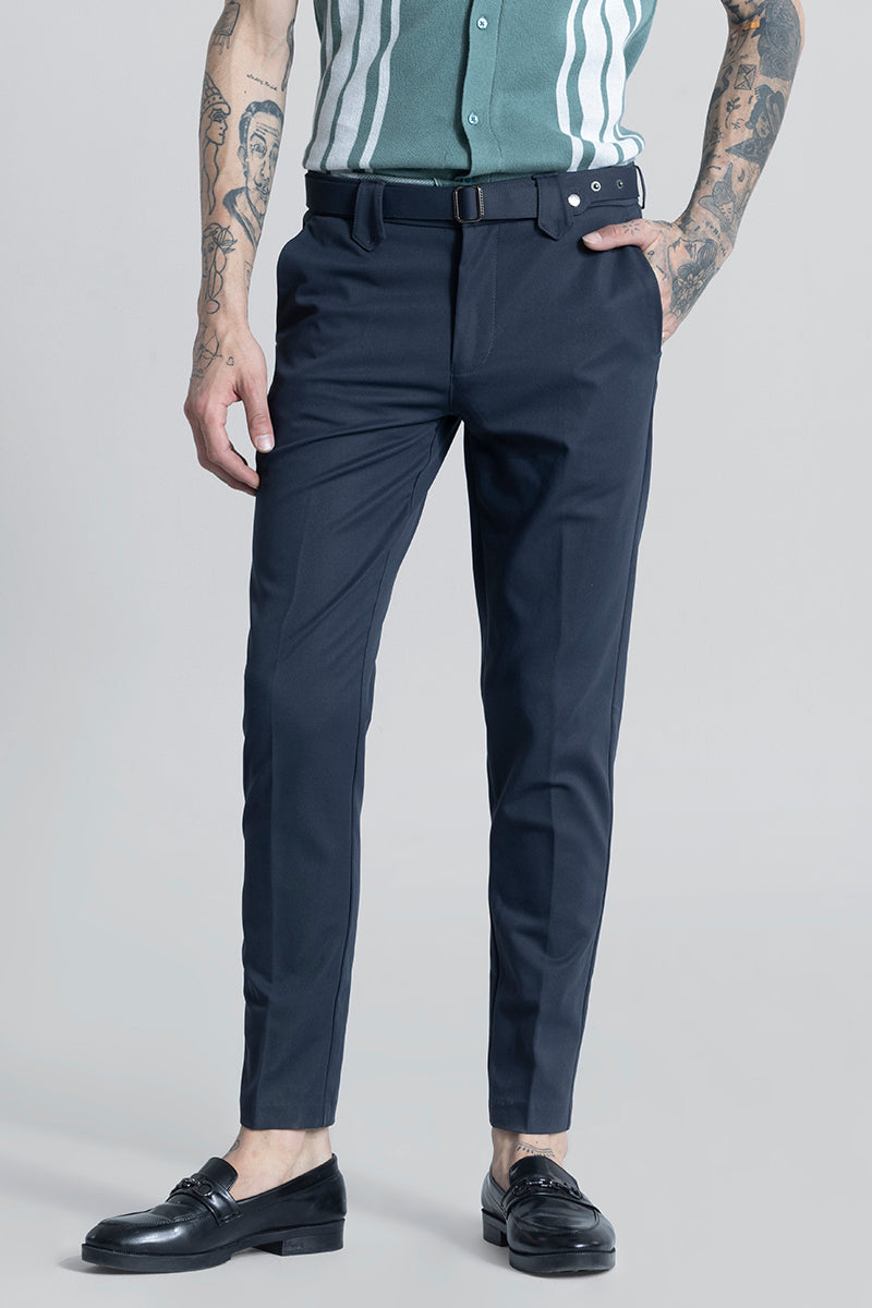 Flex Fit Prussian Blue Formal Trouser