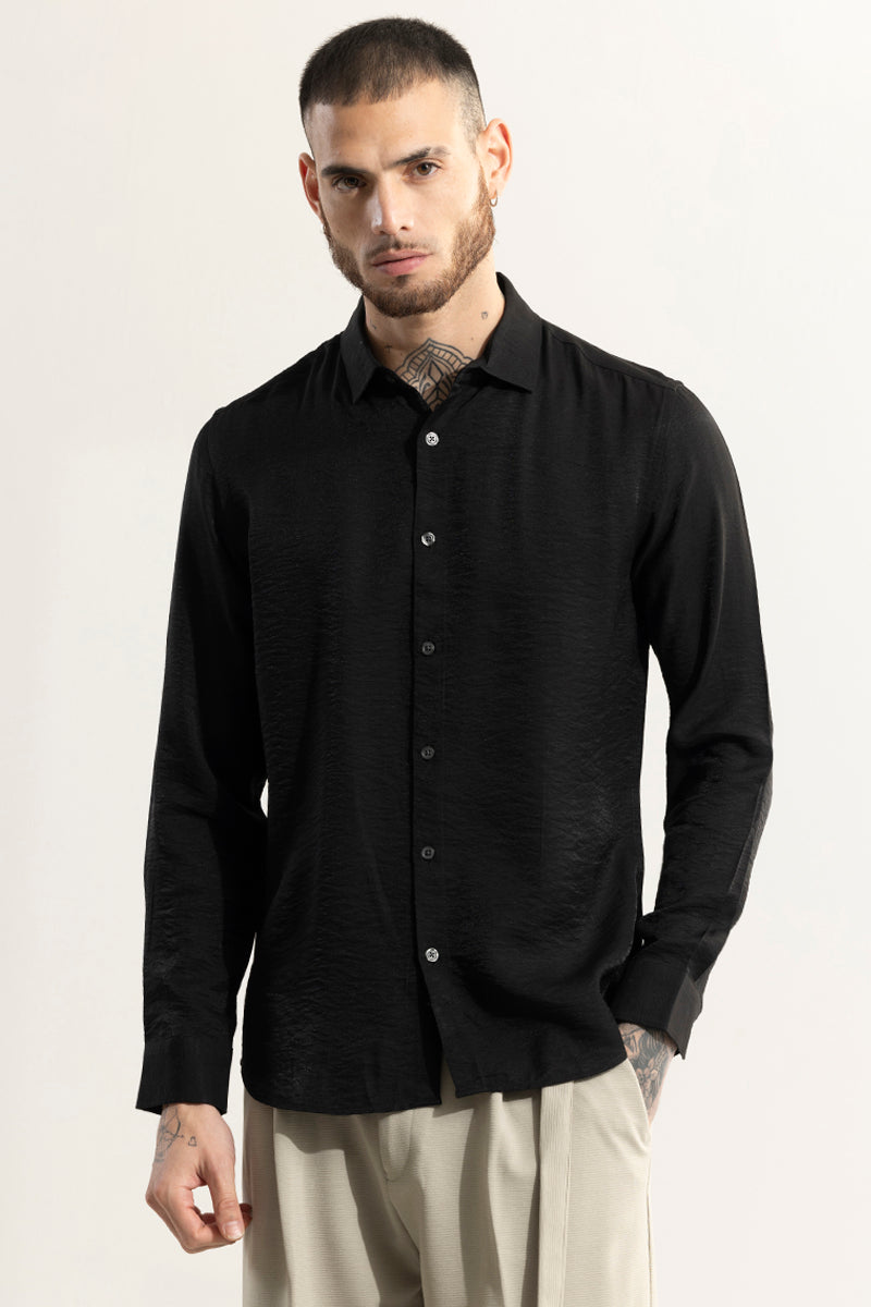 Squash Serene Black Shirt