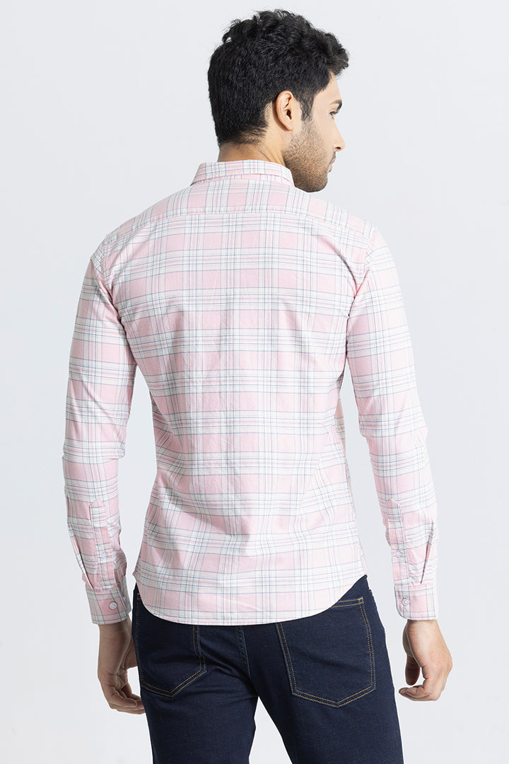 Interlock Plaid Pink Check Shirt