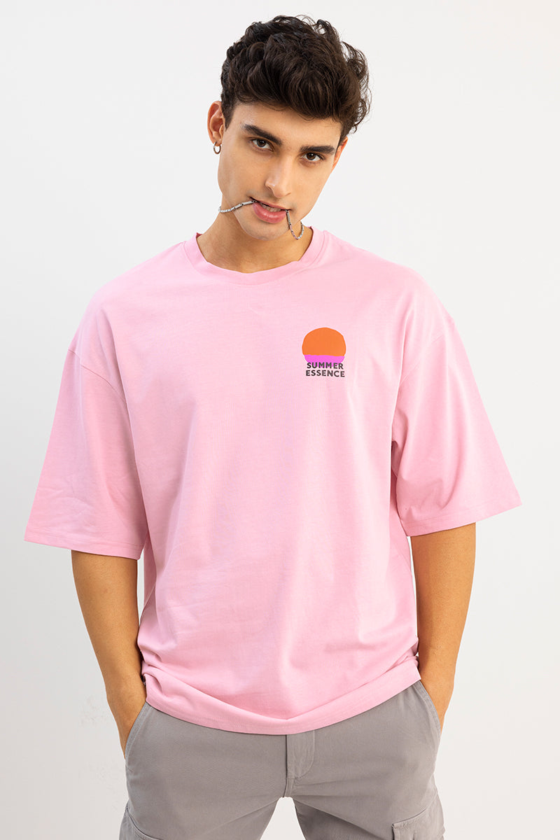 Buy Men's Pink Oversized Online | SNITCH