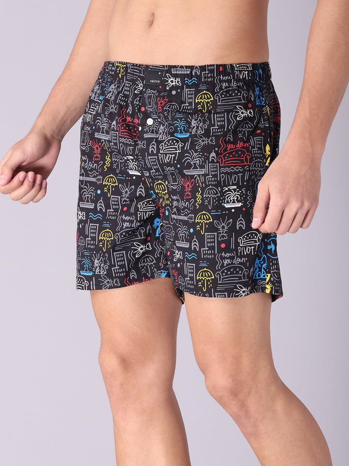 Abstract Black Boxer