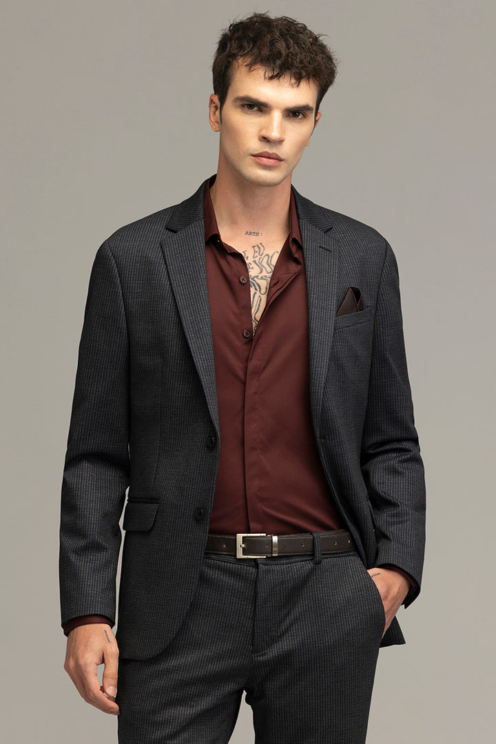 Formal Attire Shadow Grey Suit Blazer