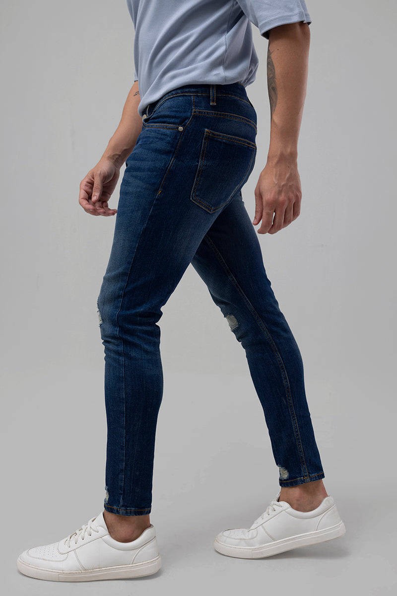 Buy Men's Colorado Royal Blue Skinny Jeans Online | SNITCH