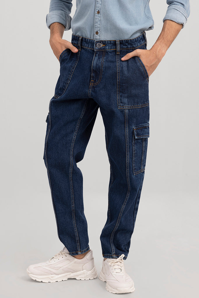 Black Cargo Jean | Hyper Denim