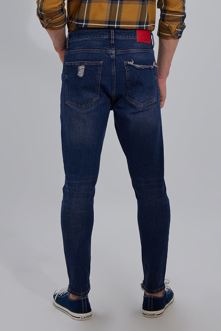 Fraye Mid Blue Skinny Jeans