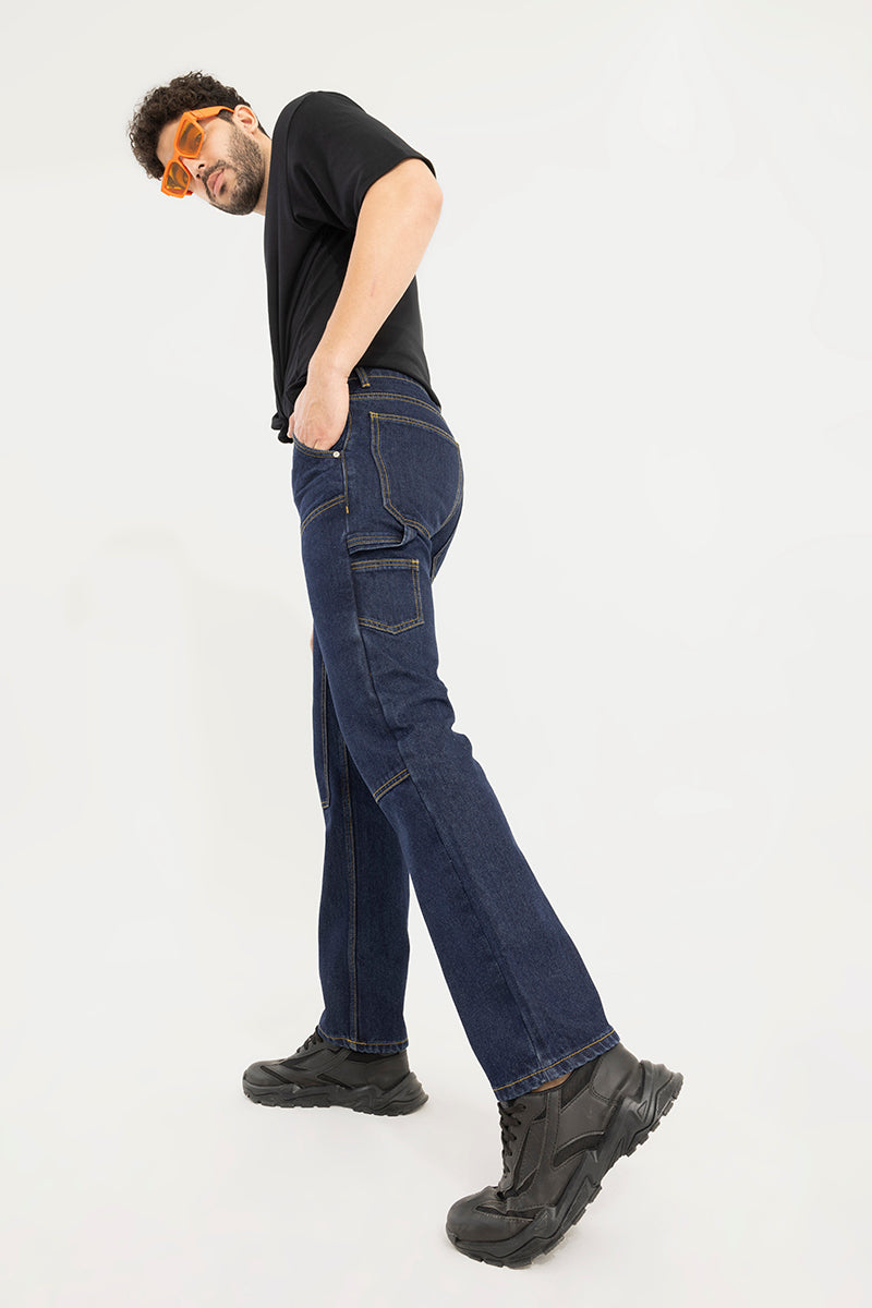 Buy Men's Raddit Mid Blue Skinny Jeans Online