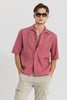 Self Embroided Pink Shirt