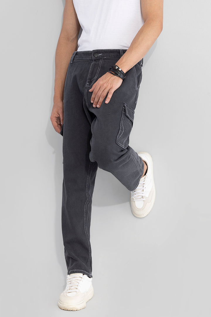 Cosmic Washed Black Baggy Fit Jeans