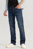 Vintage Revival Denim Blue Straight Fit Jeans