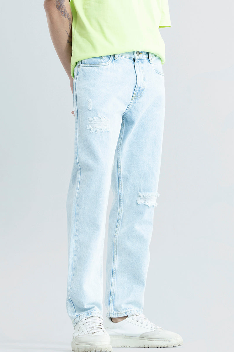 Refined Light Blue Relaxed Fit Jeans
