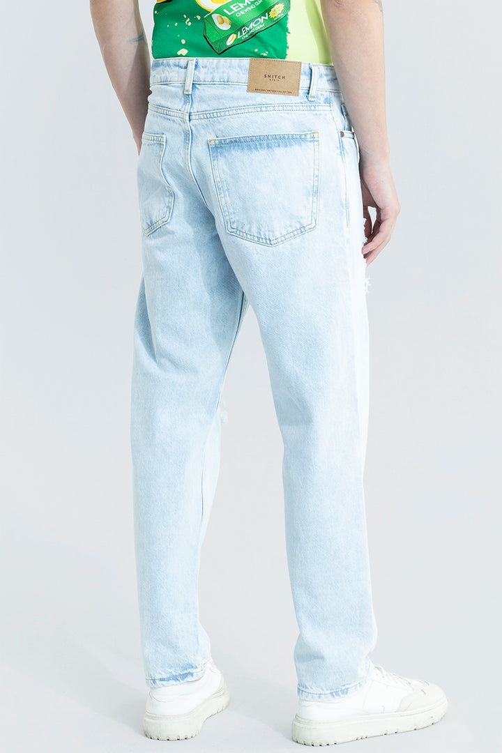 Refined Light Blue Relaxed Fit Jeans