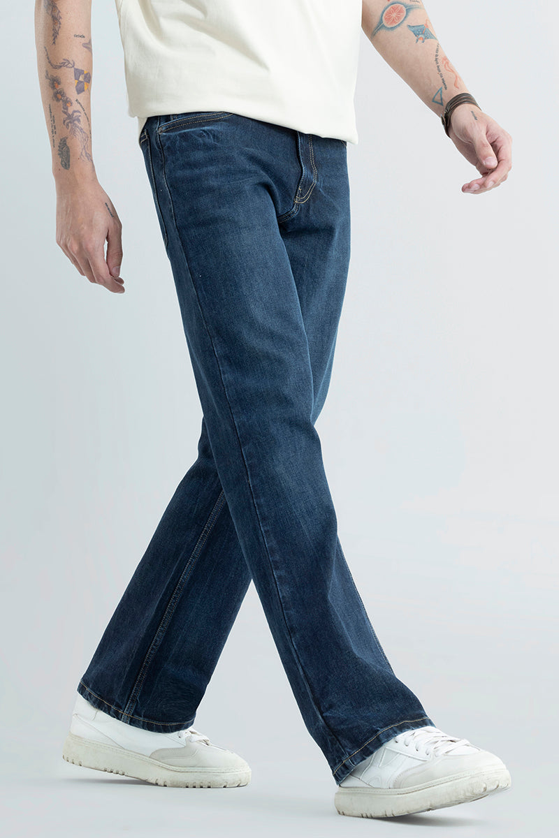 City Slicker Mid Blue Bootcut Jeans