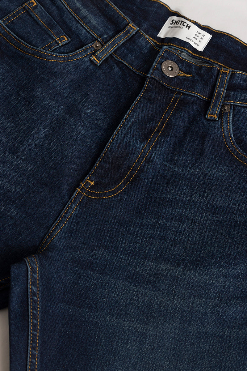 Cascade Denim Blue Comfort Fit Jeans