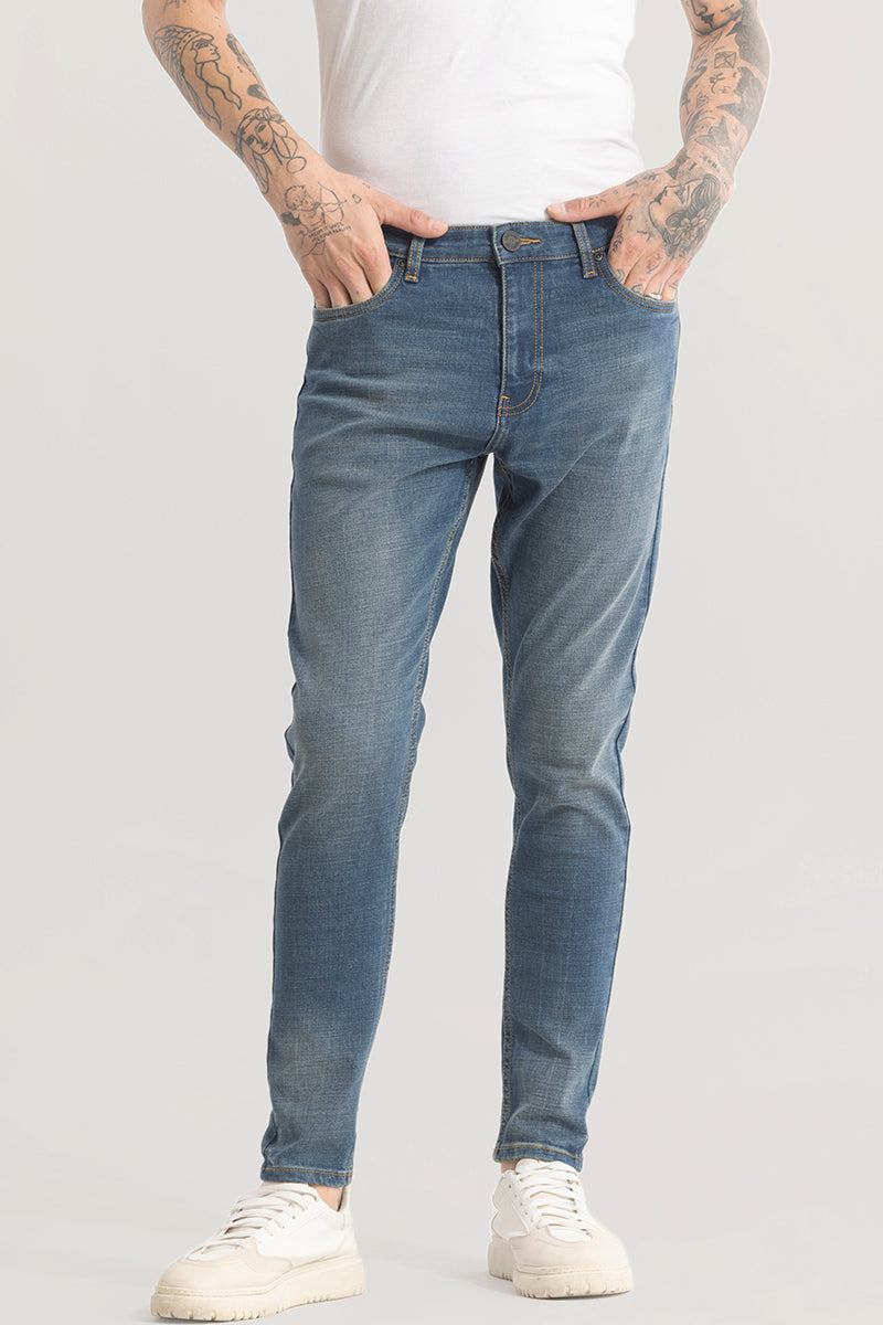 Genesis Denim Blue Skinny Fit Jeans