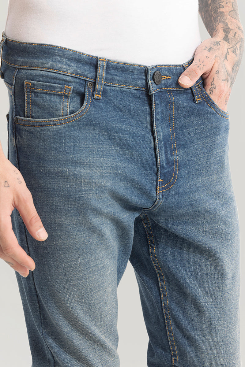 Genesis Denim Blue Skinny Fit Jeans