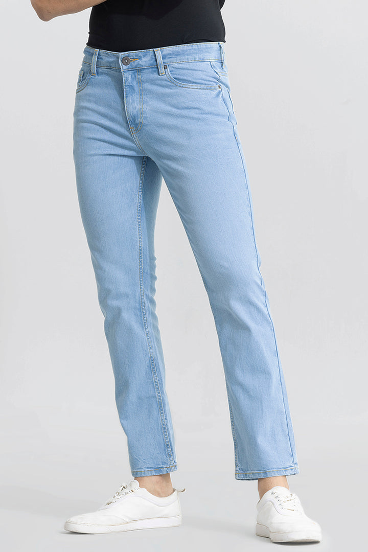 Ravish Sky Blue Straight Fit Jeans