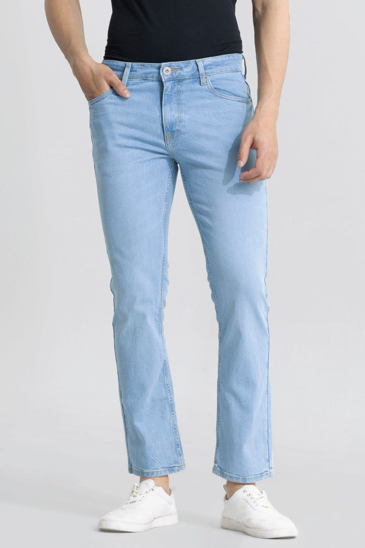 Ravish Sky Blue Straight Fit Jeans