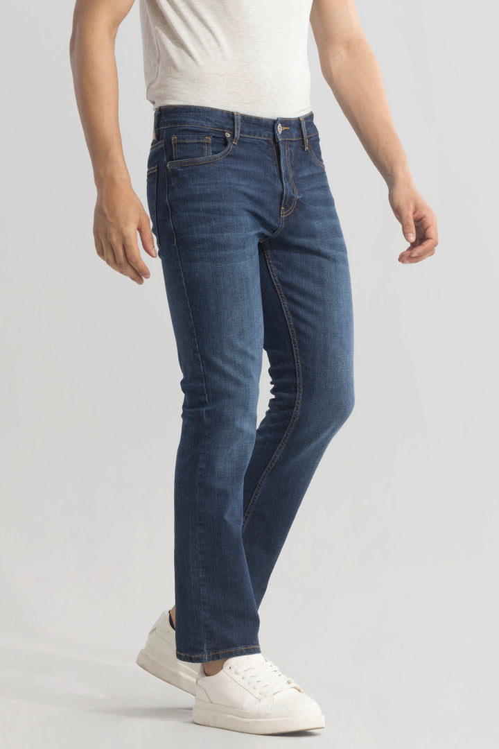 Ravish Denim Blue Straight Fit Jeans