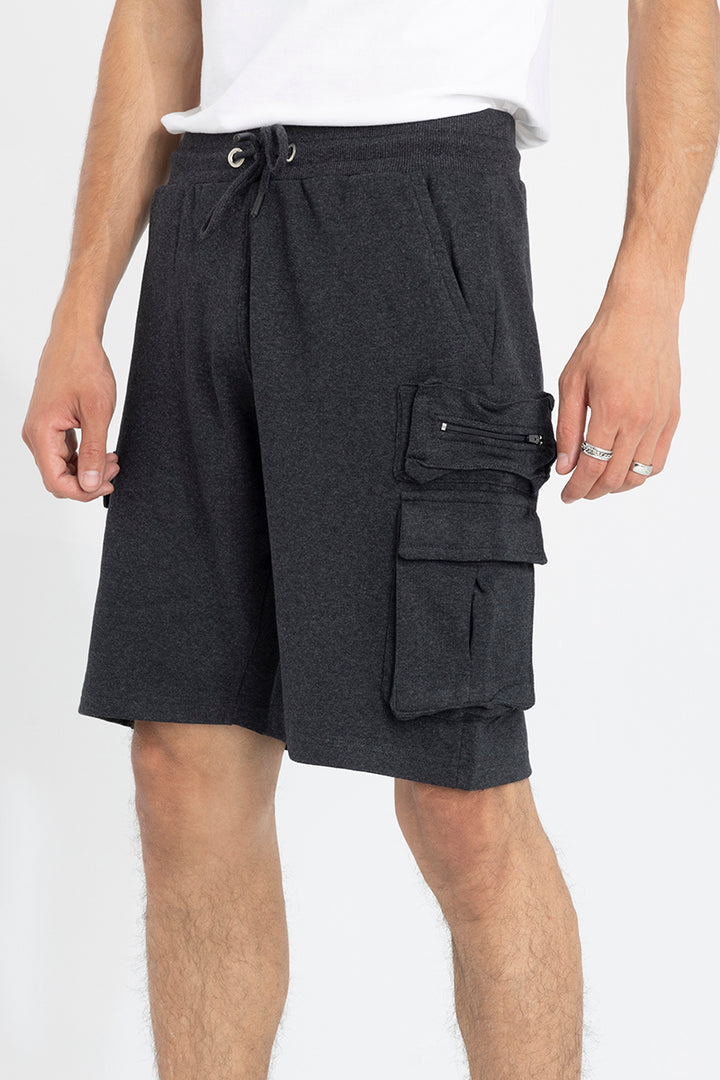 Pace Charcoal Black Shorts