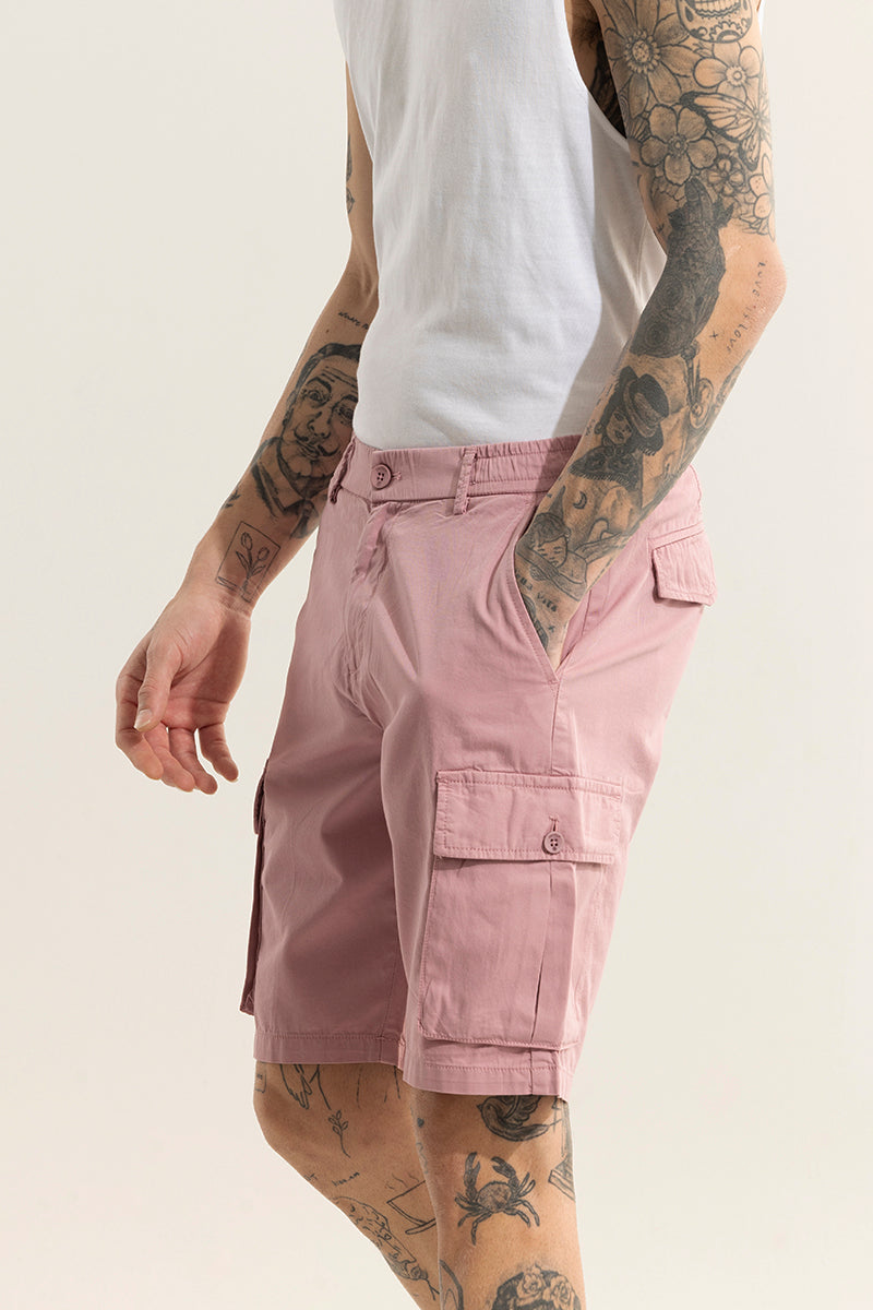 Mens pink cargo shorts hotsell