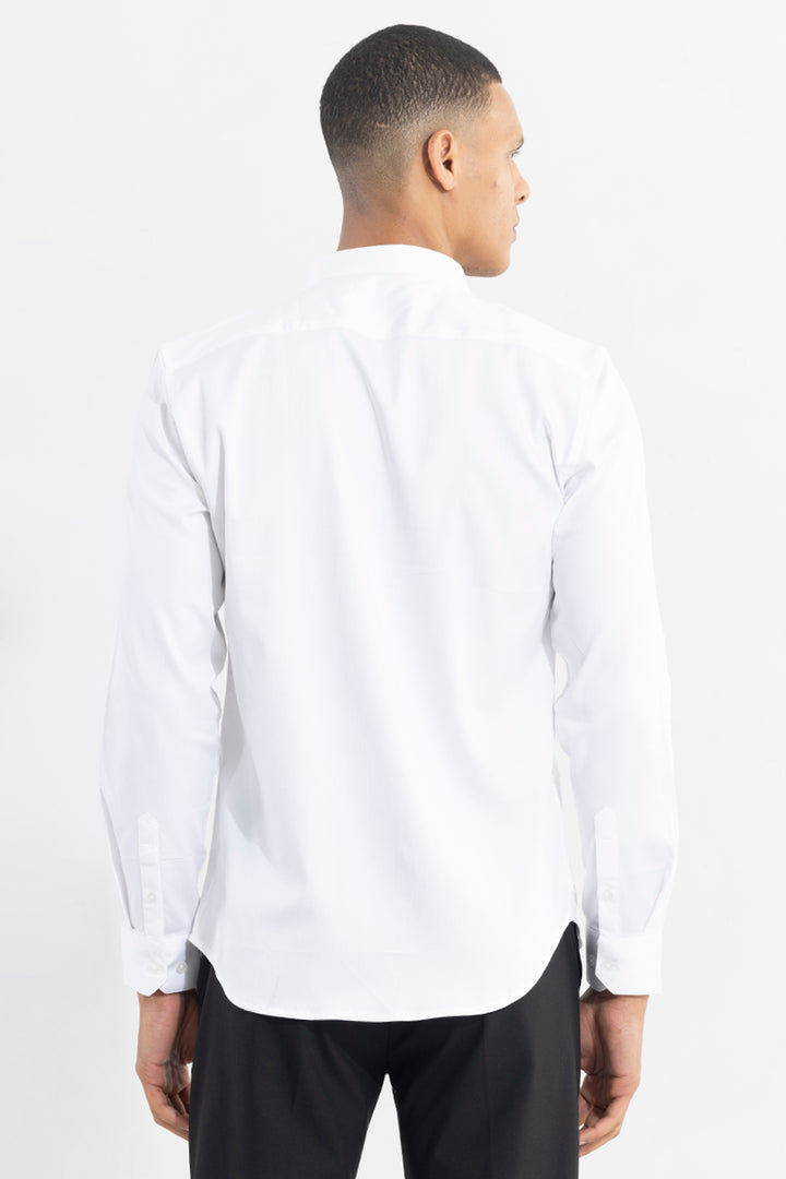 Squiggle White Shirt - SNITCH