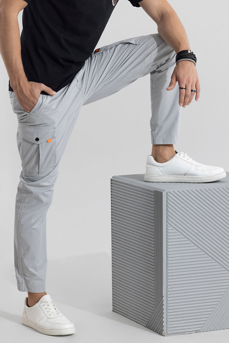 Buy Men's TrailBlaze Grey Cargo Pant Online