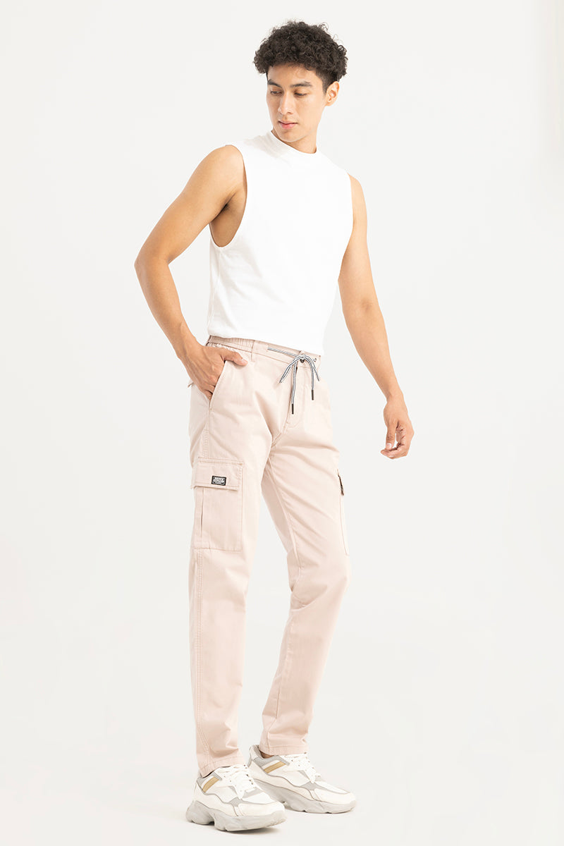 Light pink cargo pants deals