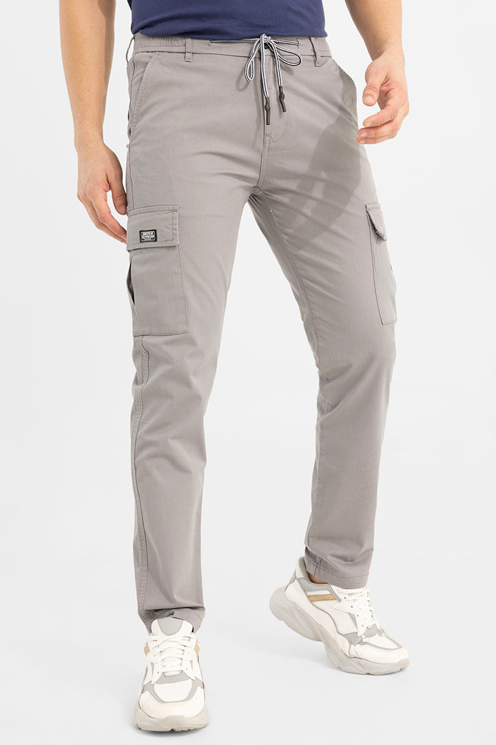 Stark Pastel Grey Cargo Pant
