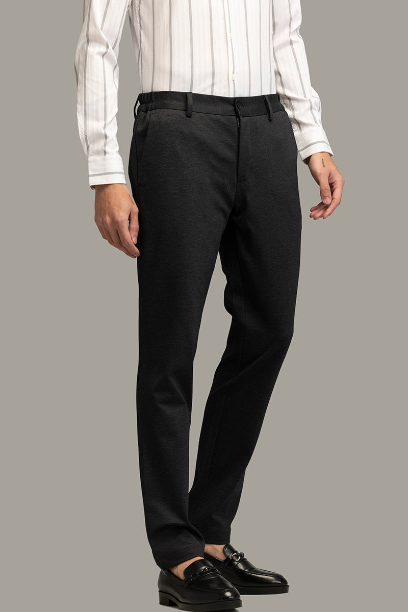 Formal Flair Black Suit Trouser