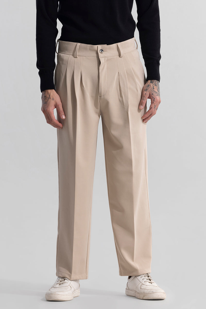 Cream colour pants discount