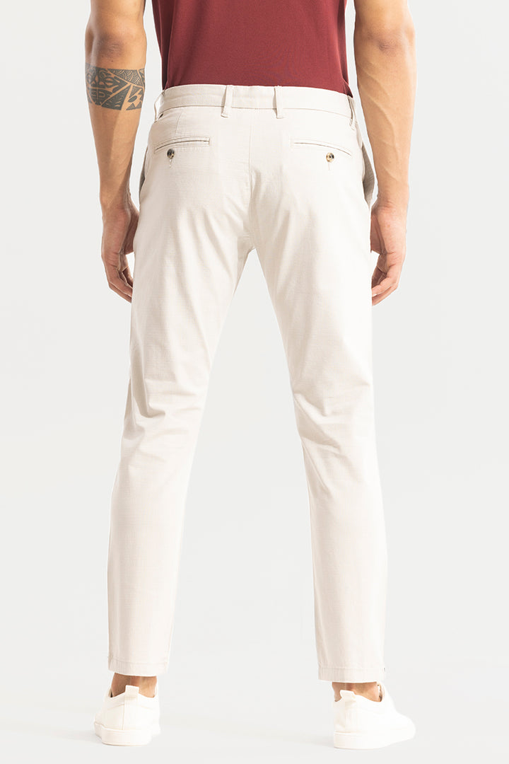 Stygian Cream Linen Pant