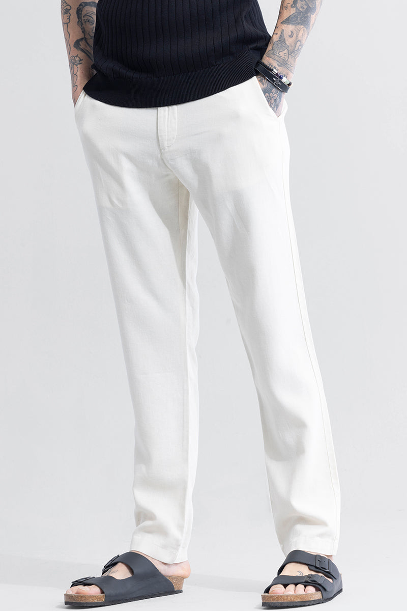 LinenLoom Cream Trouser