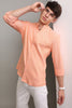 Standup Collar Royal Orange Shirt
