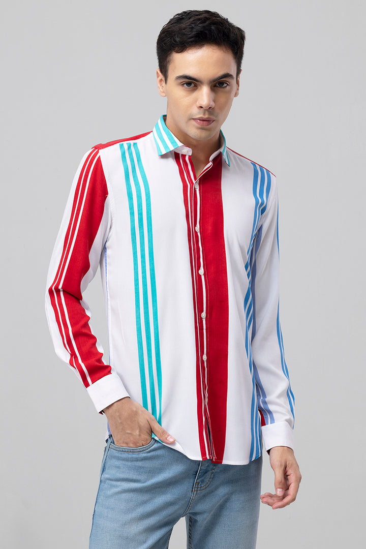Core Stripe Red Shirt
