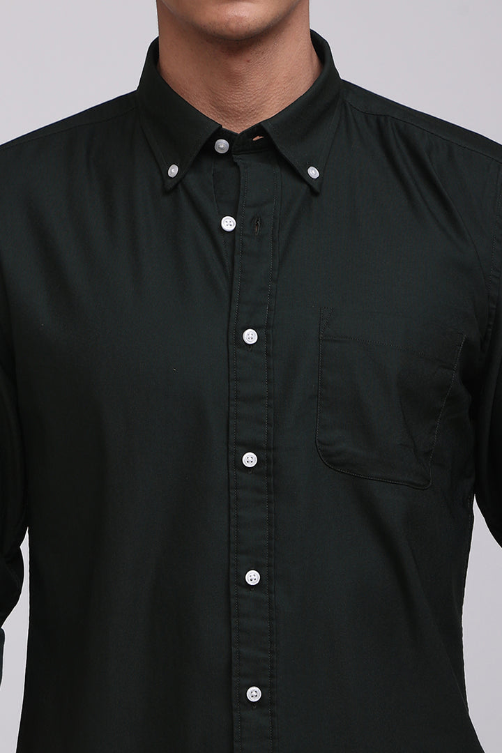 Button Down Black Shirt