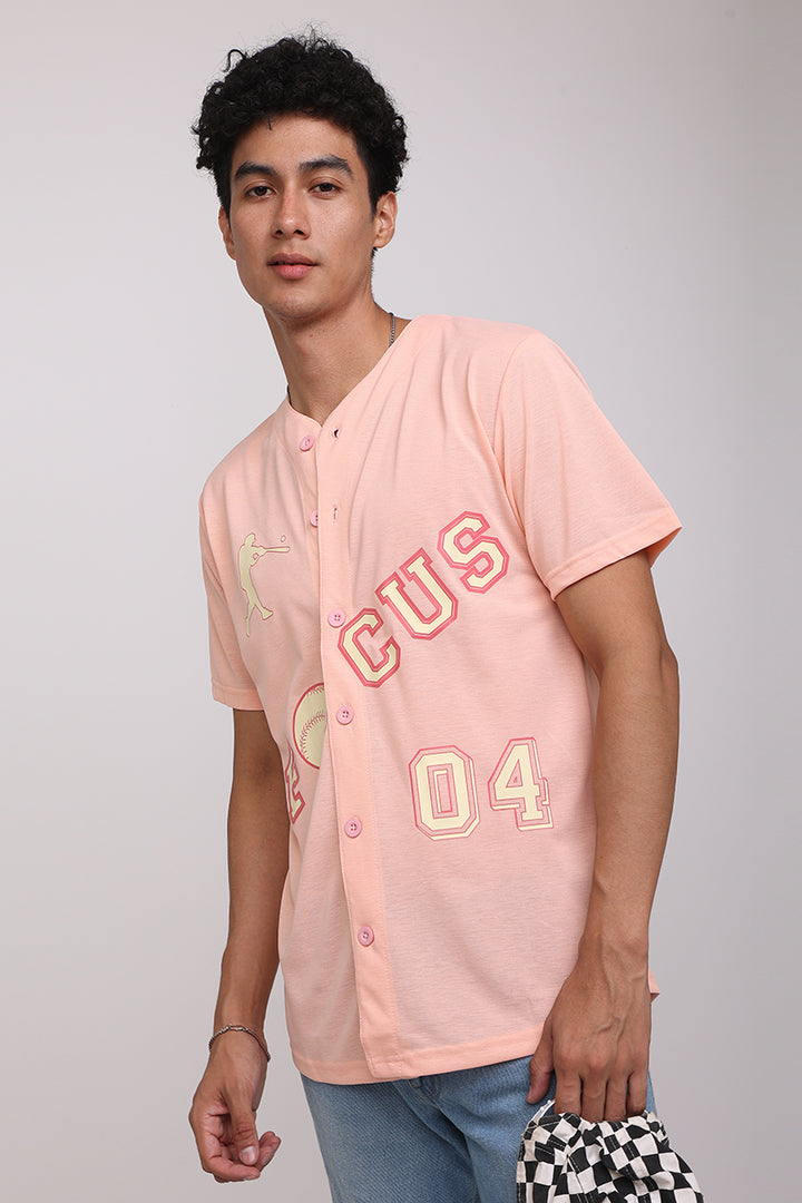 Focus Pink Baseball Shirt