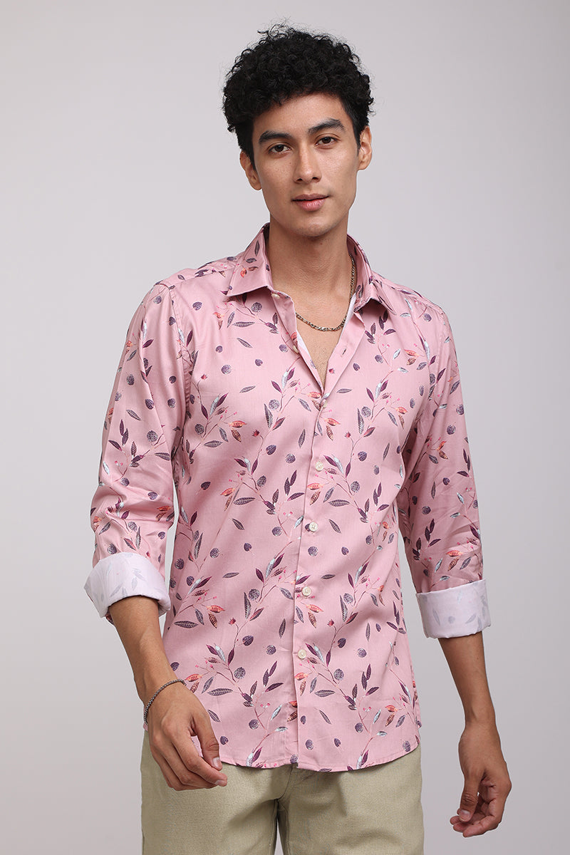 Season Pink Printed Shirt