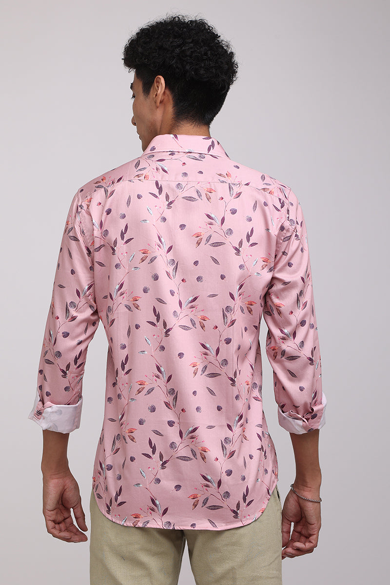 Season Pink Printed Shirt