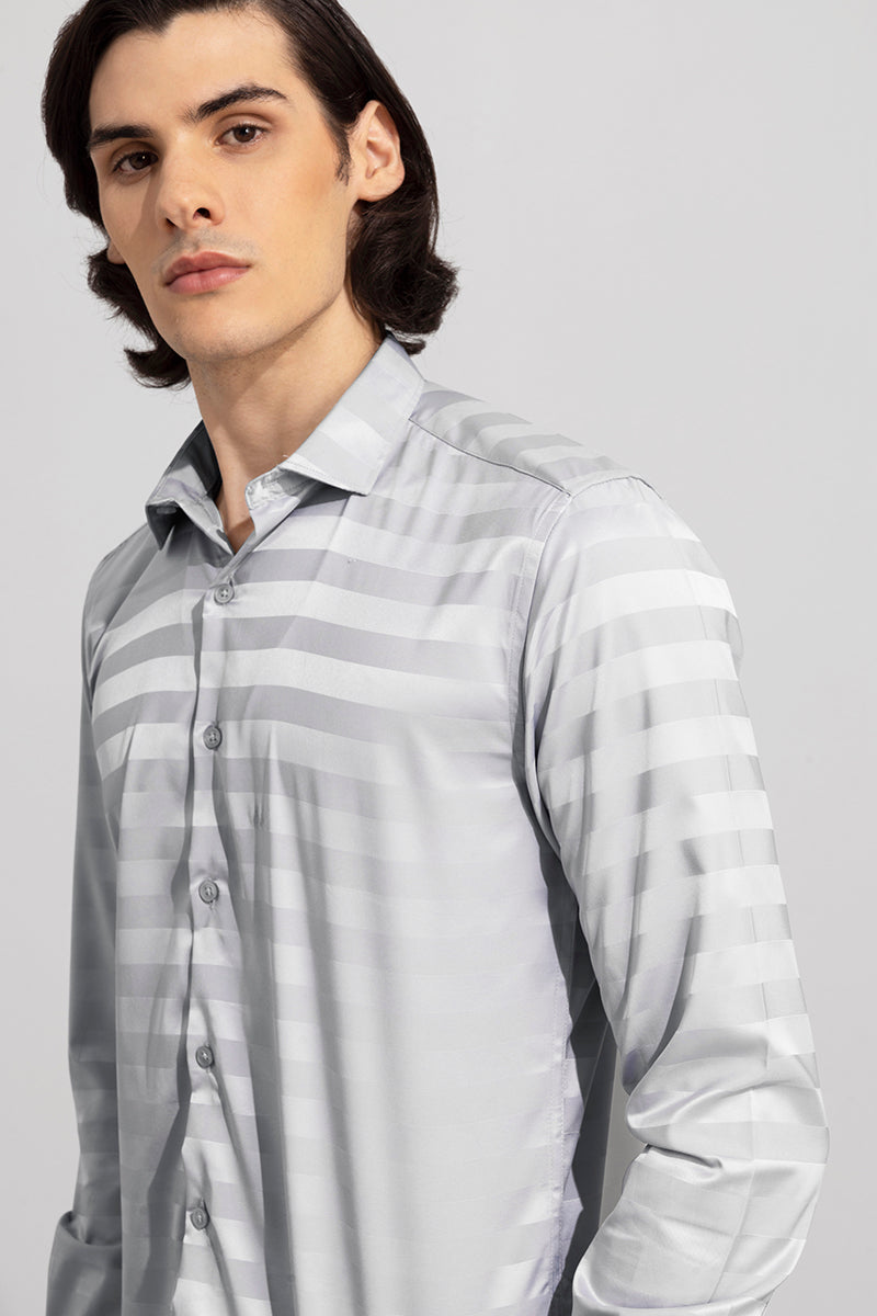Shaded Stripe Grey Shirt