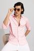 Shaded Stripe Pink Shirt