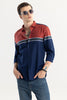 Calic Stripe Blue Shirt
