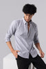 Zece Light Grey Oxford Shirt