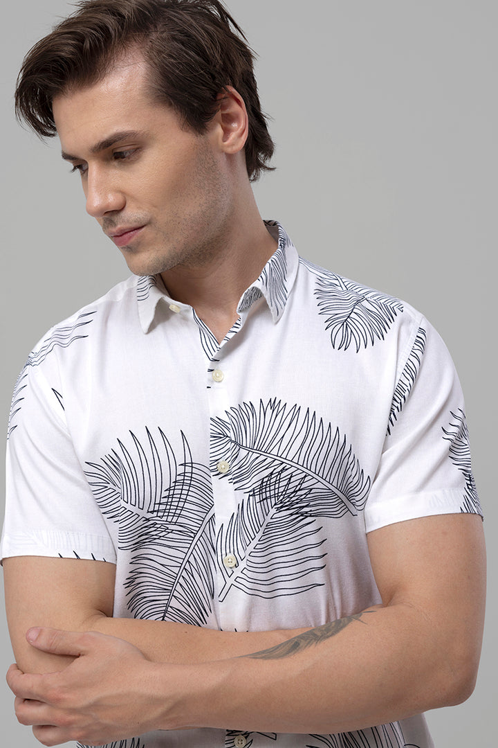 Cocoa Palm White Shirt