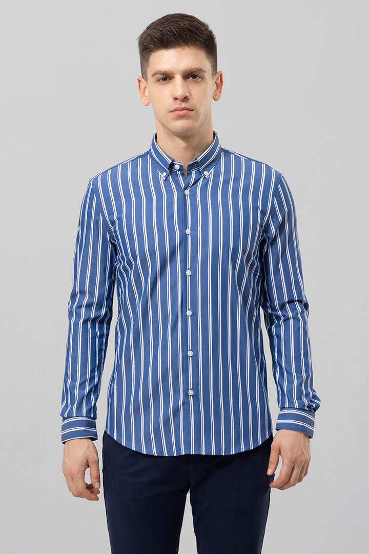 Dandy Stripe Blue Shirt
