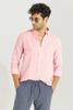 Buoyant Pink Linen Shirt