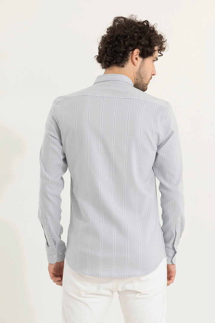 Stick Stripe Grey Shirt