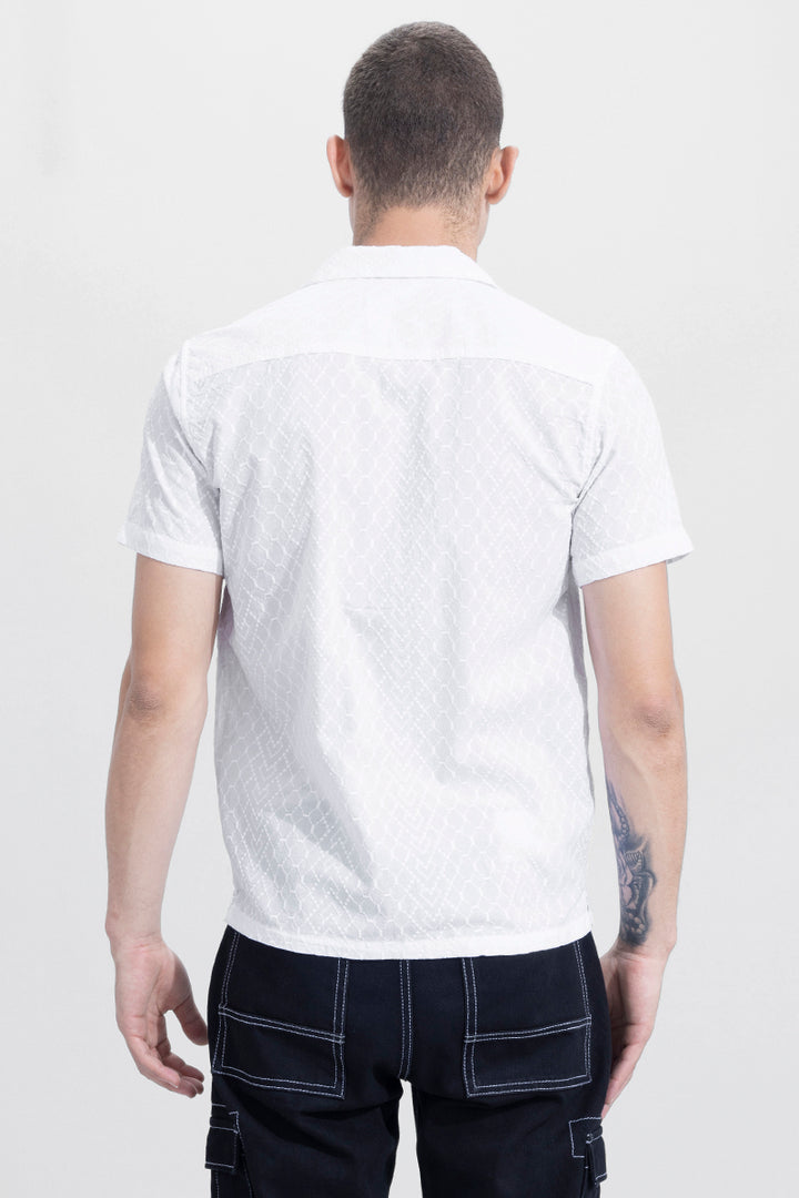 Octa White Embroidery Shirt