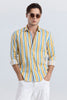 Vivid Stripe Yellow Shirt